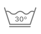 Lavar à temperatura máxima de 30ºC; com centrifugação reduzida. lavar à temperatura máxima de 30ºC; com centrifugação reduzida.