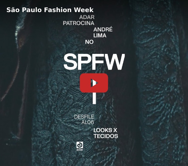 ADAR patrocina André Lima no São Paulo Fashion Week